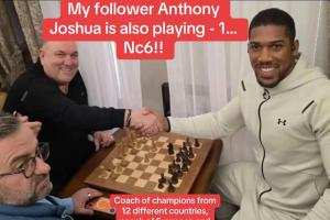 Chess, boxing, top, champion,coach, Joshua, grandmaster iuri Shkuro,