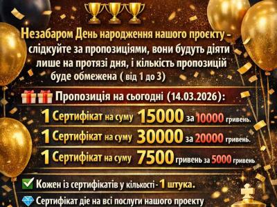 шахи вчимо перемагати, ШУП, акційна пропозиція, шахи з гросмейстером, Гросмейстер Юрій шкуро, шахи онлайн, шахи для дітей, шахи для дорослих, шахи для всіх,