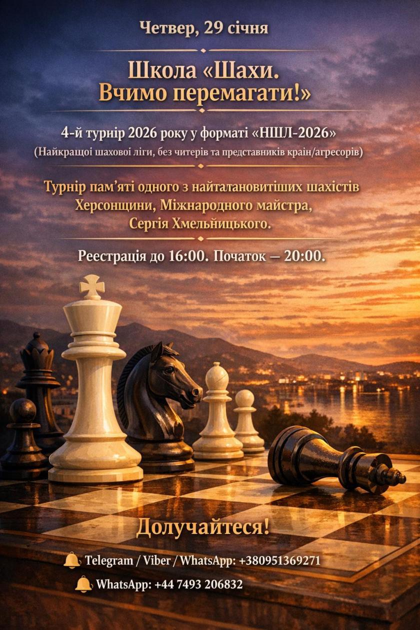 Шахи онлайн,турніри онлайн,Читери у шахах, шахи з гросмейстером,шахи для дітей,шахи для дорослих