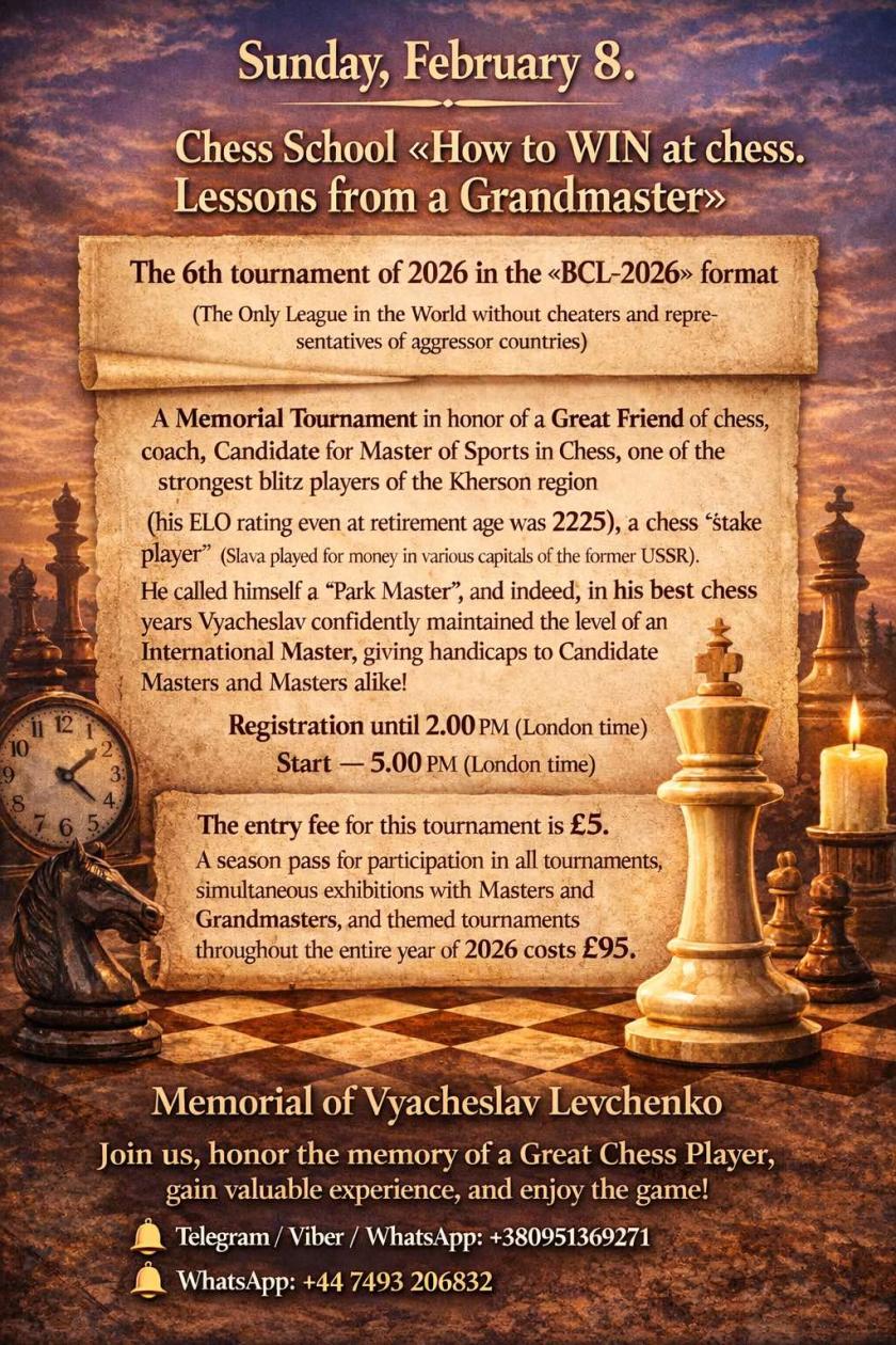 Chess, best chess league, chess lessons, grandmaster iuri Shkuro, online chess, how to win at chess,